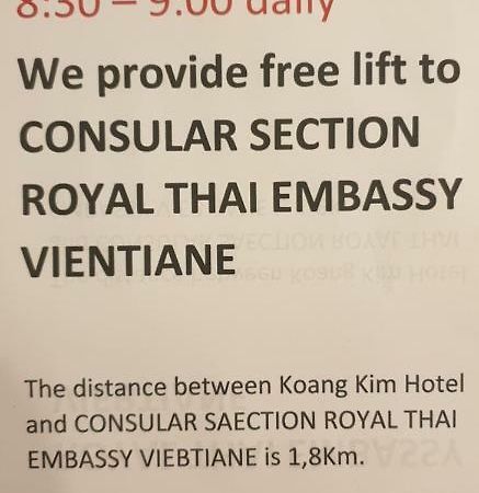 Hoang Kim Hotel Vientiane Esterno foto